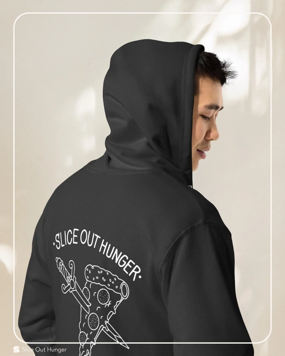 Stay warmed up to #SliceOutHunger with our Pizza Expo 2022 Limited Edition Hoodie! Check out our iconic fleece zip-up hoodie featuring limited edition tattoo art from Pizza Expo 2022 in Vegas🎉🍕 

The proceeds support our hunger relief work! Shop on