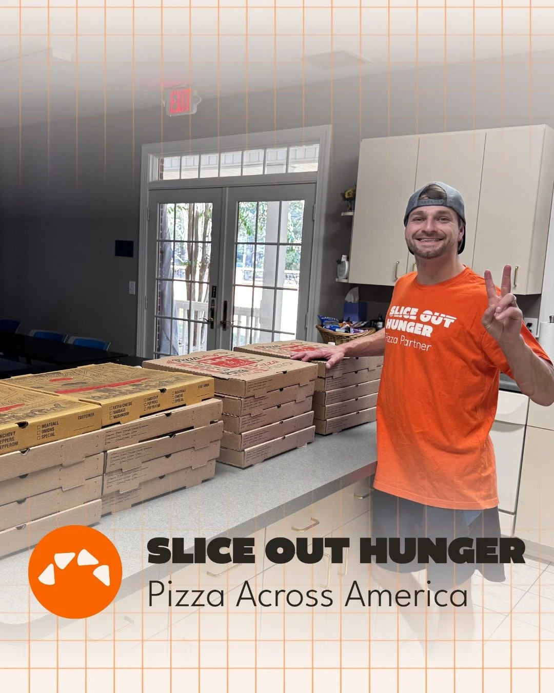Get ahead on fulfilling your #SliceOutHunger pledge🍕🙌 Join #PizzaAcrossAmerica to donate &amp; deliver 10+ pies to a hunger relief center the week of National Pizza Day, Feb 9th! 

As our Pizza Partner🧑&zwj;🍳, every pie goes toward meeting your #