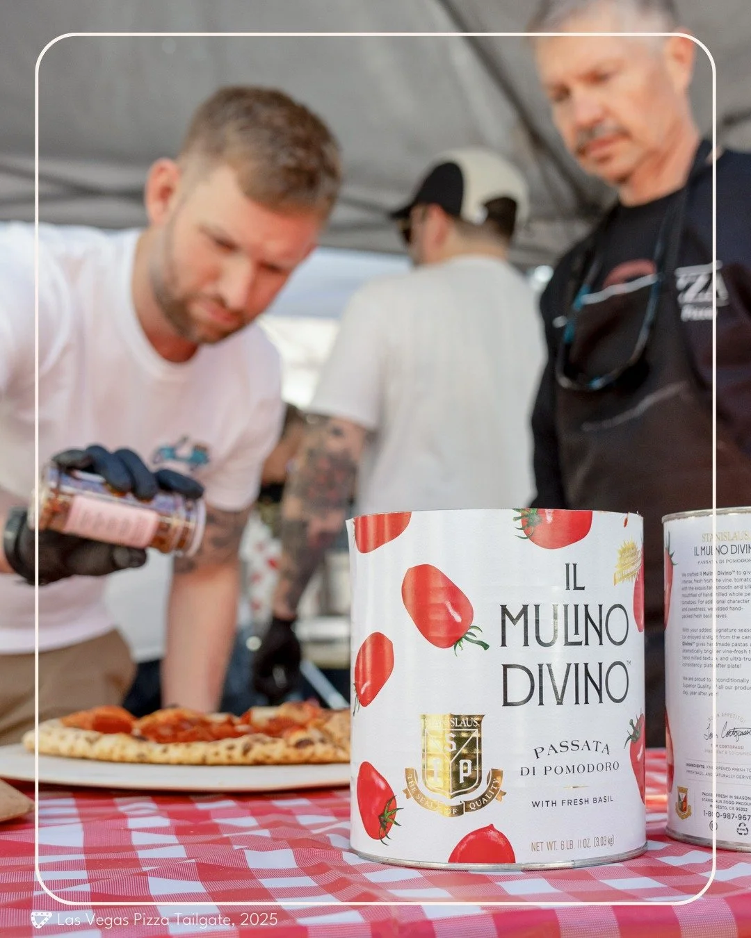 @stanislaustomatoes 🍅 is bringing the flavor to our #LasVegasPizzaTailgate on March 23rd! 

Their generous support is helping make this epic pizza party 🎉 outside @pizzarocklv possible, and we couldn&rsquo;t be more grateful. 

Get your tickets 🎫 
