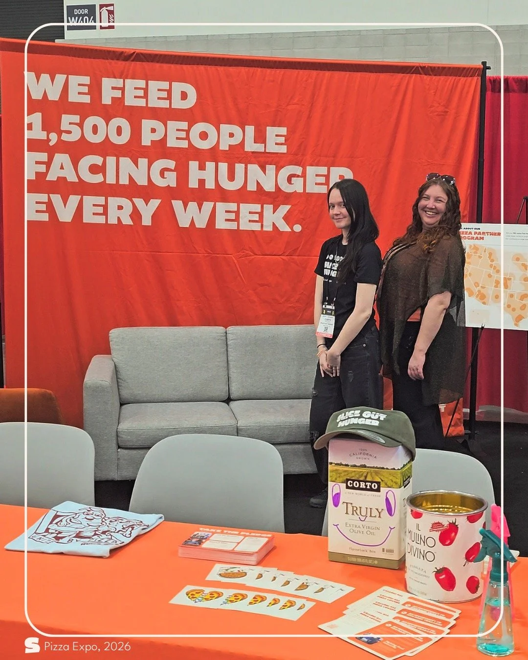 It&rsquo;s your last chance to see us at #PizzaExpo! 🍕 Head over to booth #1880 ASAP to check out our temporary tattoo parlor, chill with the #SliceOutHunger crew🧑&zwj;🍳, &amp; learn how you can do #Pizza4Good with us in 2026! 

See you there pizz