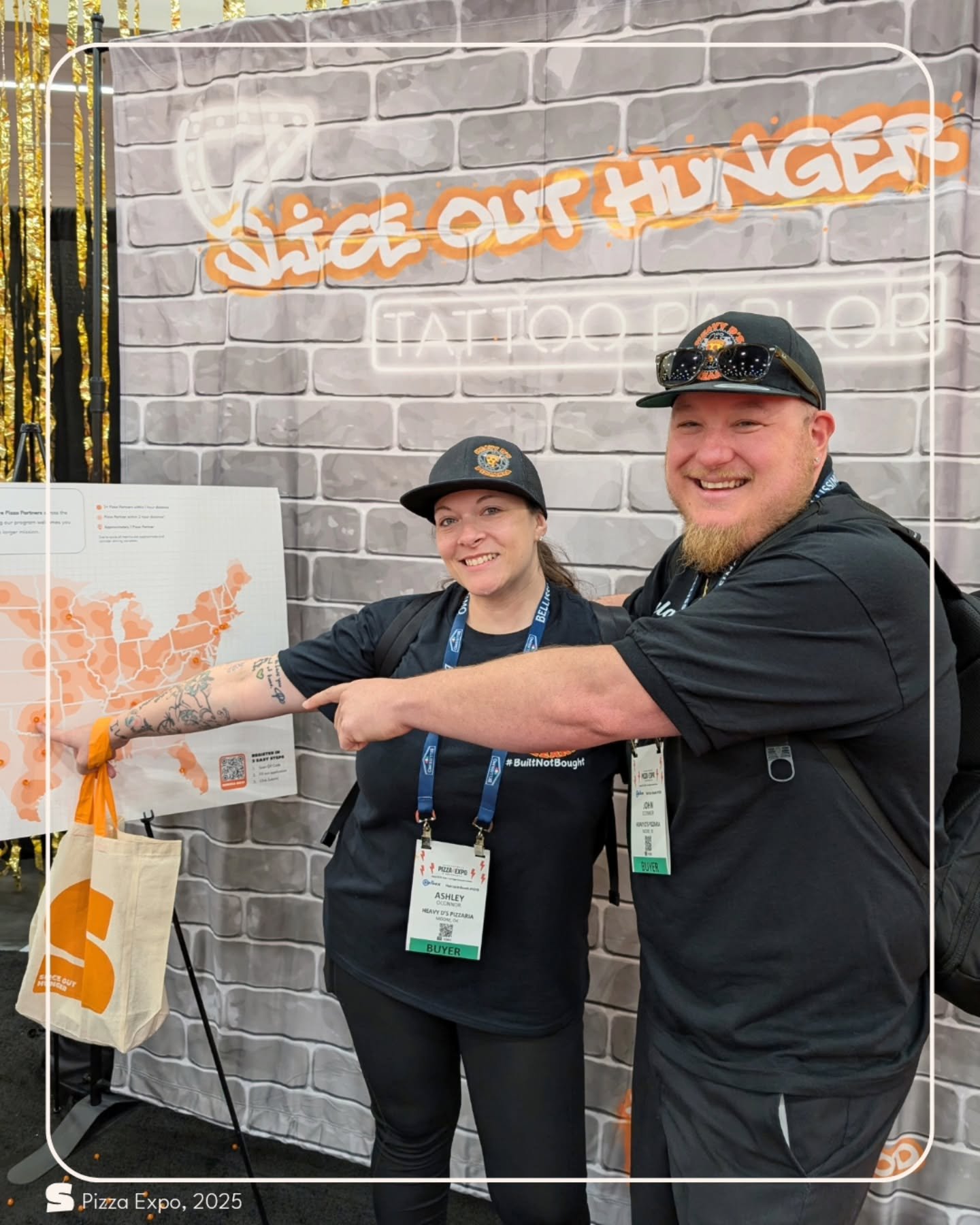 It&rsquo;s been about 1 year since @heavy_dspizza signed on as our Pizza Partner at #PizzaExpo🧑&zwj;🍳, pledging to donate &amp; deliver slices to their neighbors in need!

Since joining us at last year&rsquo;s Expo, Ashley &amp; John have been figh