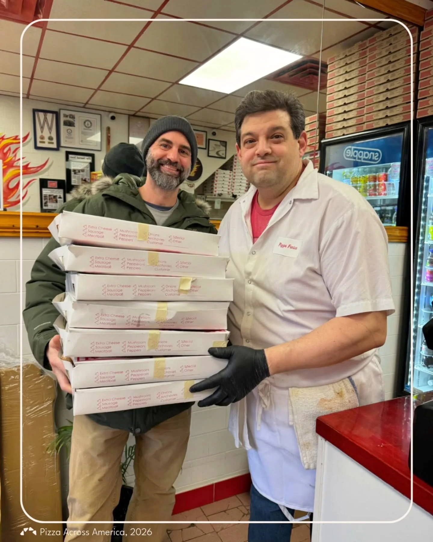 By donating &amp; delivering 40 whole pies 🍕 to @csasoupkitchen, @pizzafenice Slice-ed Out Hunger in their community! 

This epic donation was for our #PizzaAcrossAmerica campaign in February, but we still have ways your pizzeria 🧑&zwj;🍳 can do #P