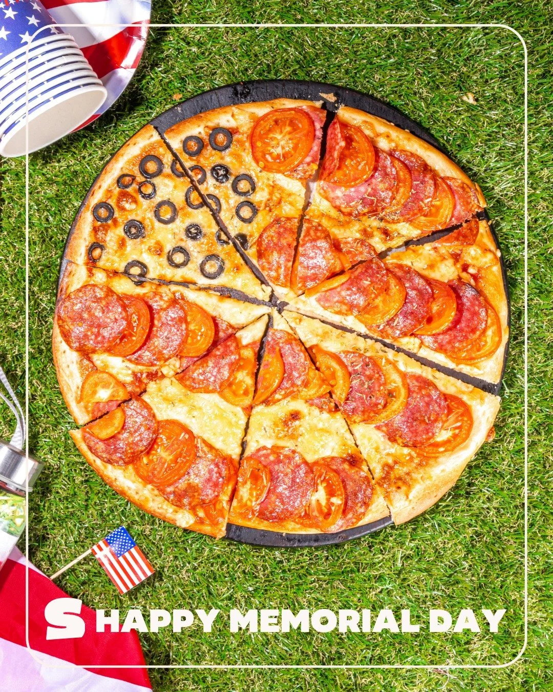 Happy Memorial Day from #SliceOutHunger! Today, we honor lost heroes &amp; continue their memory by following their example of service to our community🙌 

Our crew also sends a huge slice of love to all impacted friends &amp; family, as well as to a