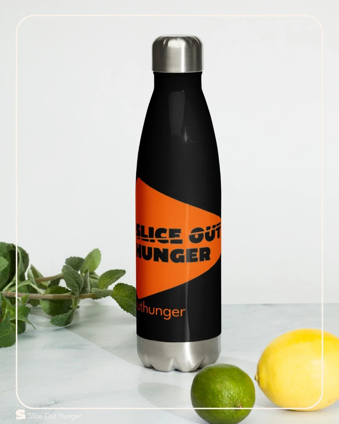 This summer, #Pizza4Good is heating up! Stay hydrated with our iconic Stainless Steel Water Bottle😎 

By keeping your favorite drinks hot or cold and safe with its insulated, leak-proof design, our #SliceOutHunger tumbler is perfect for any pizza ad
