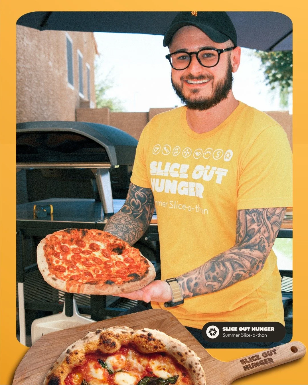 Heads up Home Pizza Makers! #SummerSliceathon registration is officially open🎉 

From July 1st through September, you can fight hunger by hosting a pizza party or pop-up to raise money for our #PieItForward program🍕 

Last year, home pizza makers r