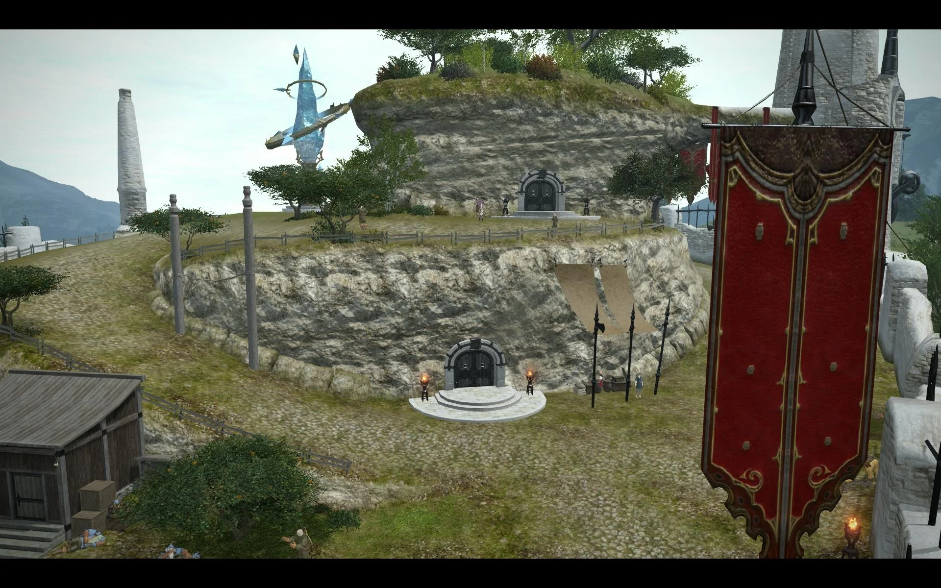 The beautiful landscape of Eorzea