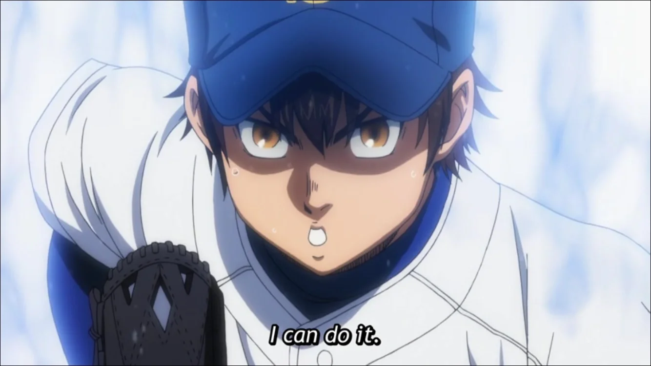 Sawamura is determined