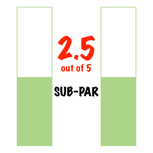 A SUB-PAR game is middling game that can be fun at times, but is ultimately a disappointment. It has redeeming qualities and ideas or mechanics that may be interesting, but these are overshadowed by severe flaws that detract from the fun of the game. This is a mediocre title with significant issues.