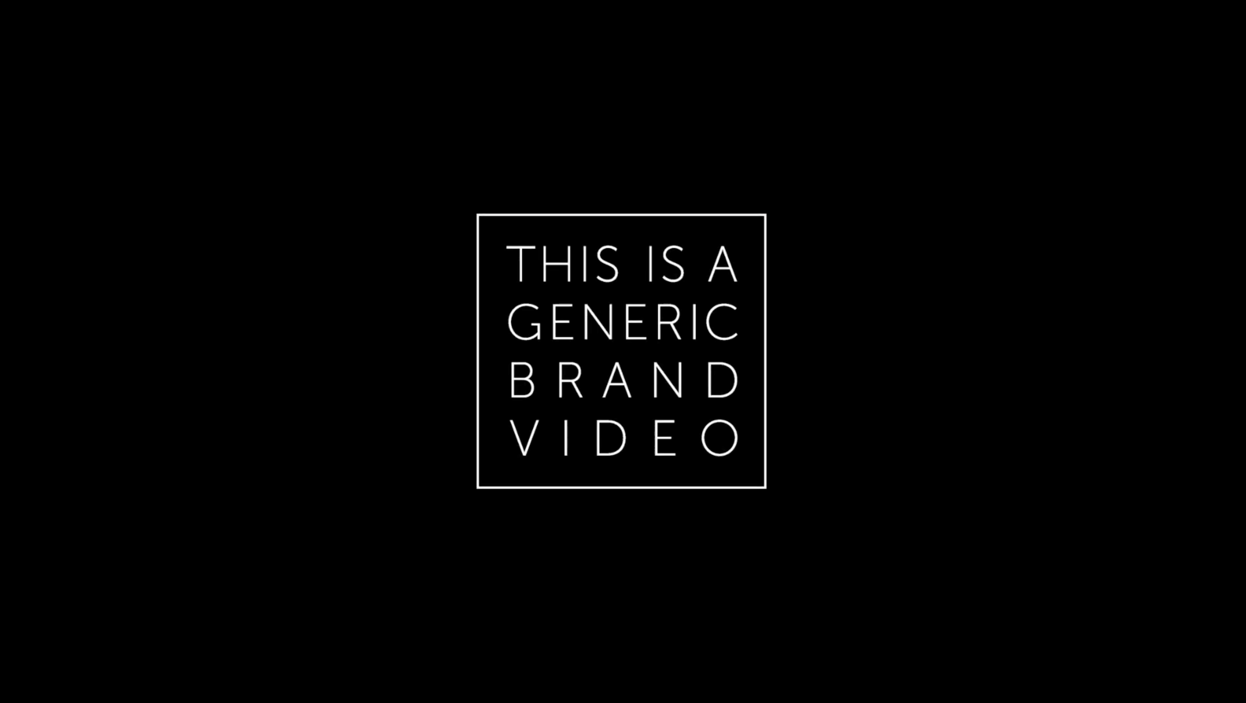 Generic Brand Film