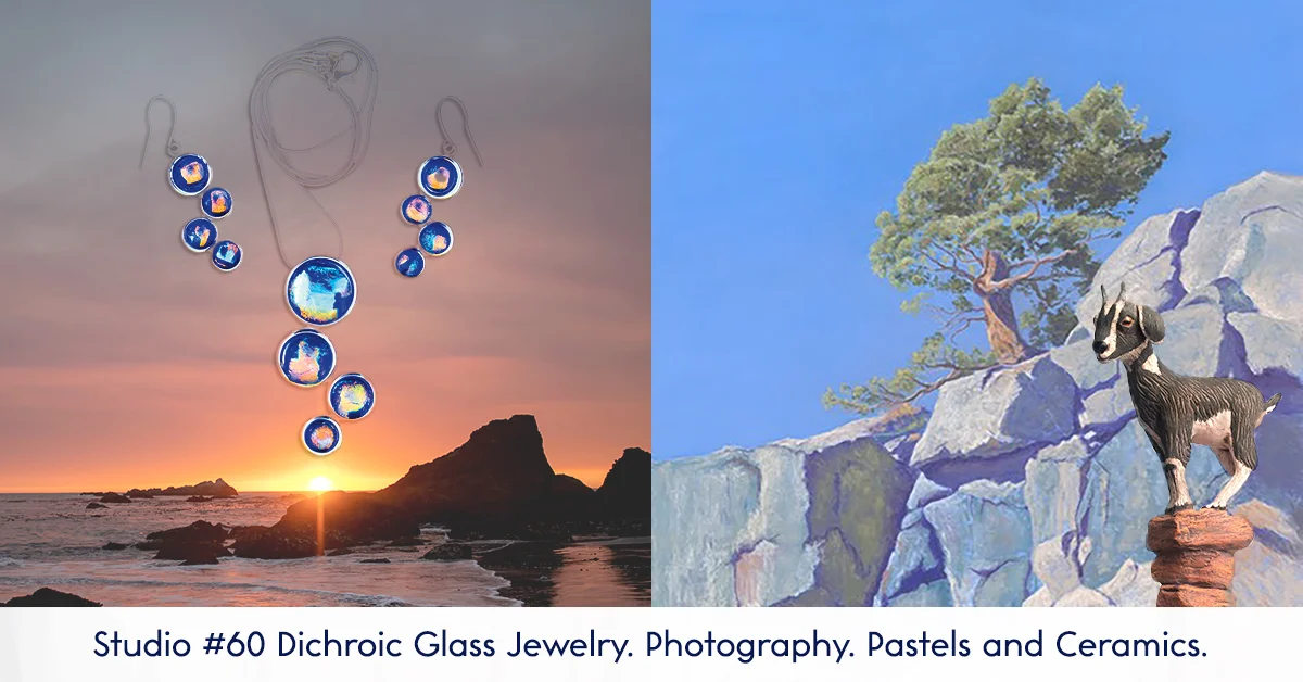 Susanna Kaplan Jewelry - Francesca Scalpi Photography - Bert Kaplan Pastels - Laura Ames Ceramics