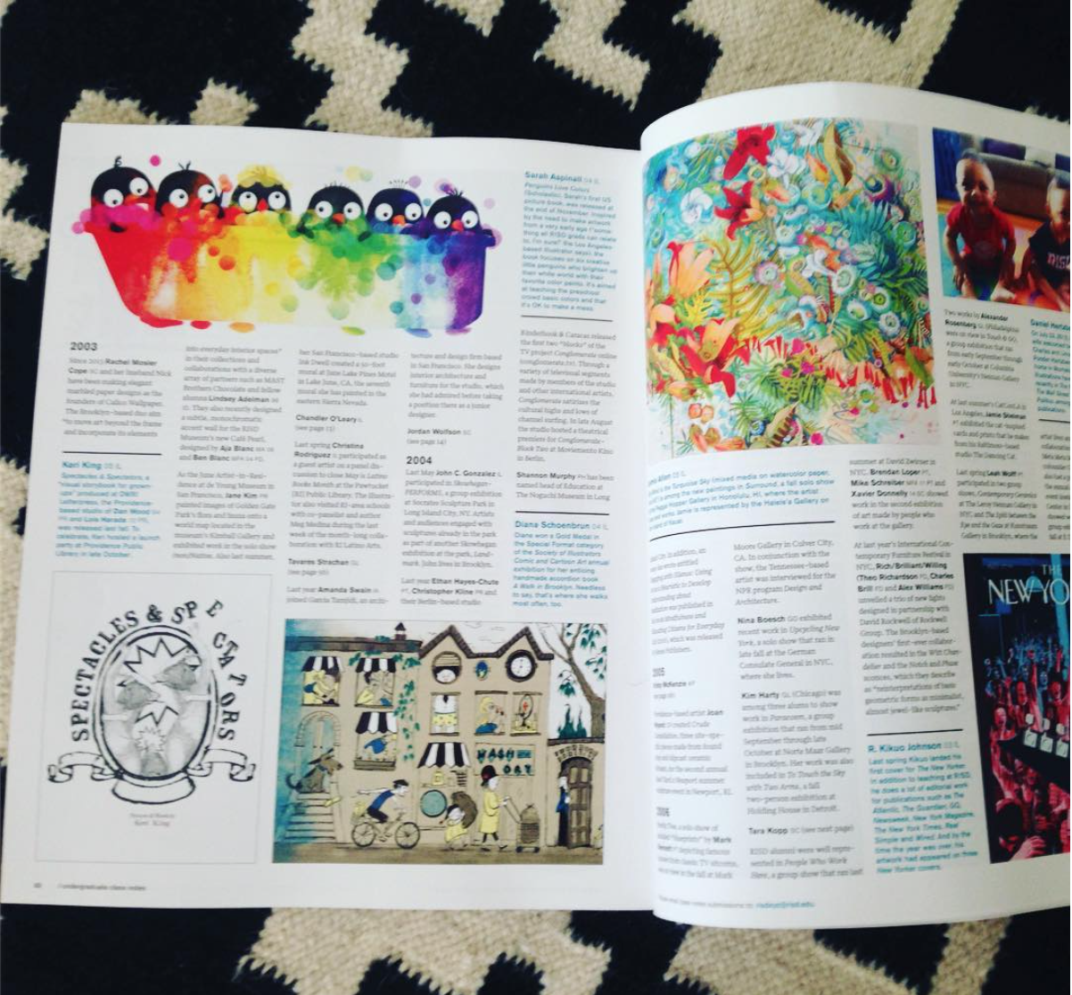 A lovely shout out on the RISD blog for Penguins Love Colors, and in XYZ magazine too! CLICK HERE