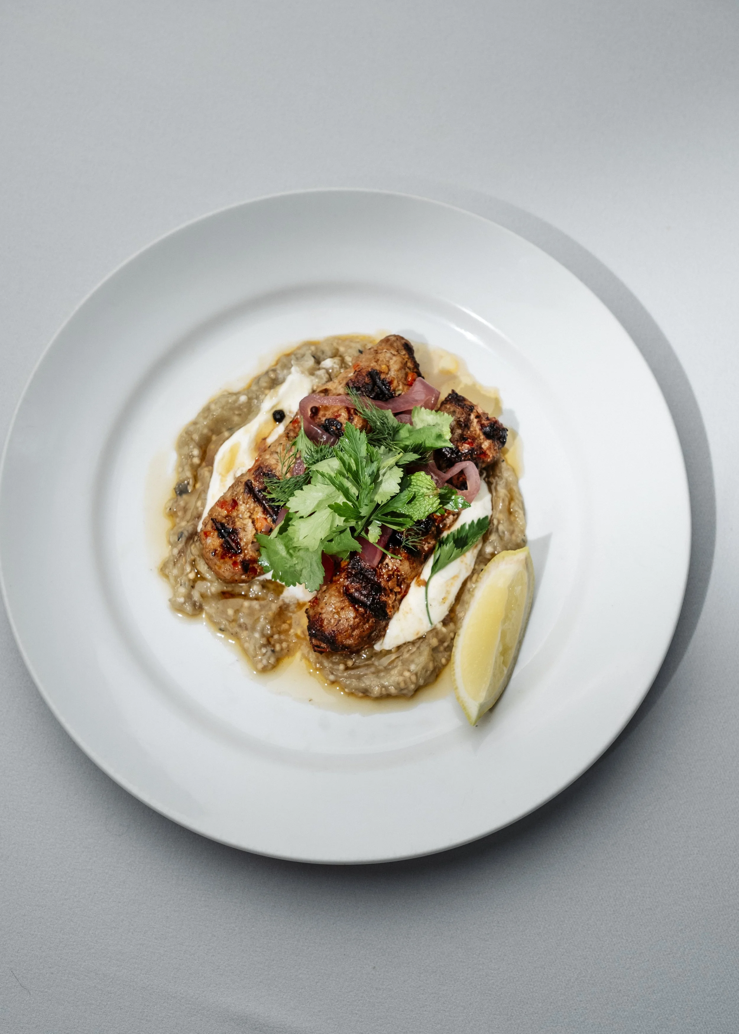 kebab de porco com páprica e cominho