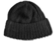 Finished knit hat