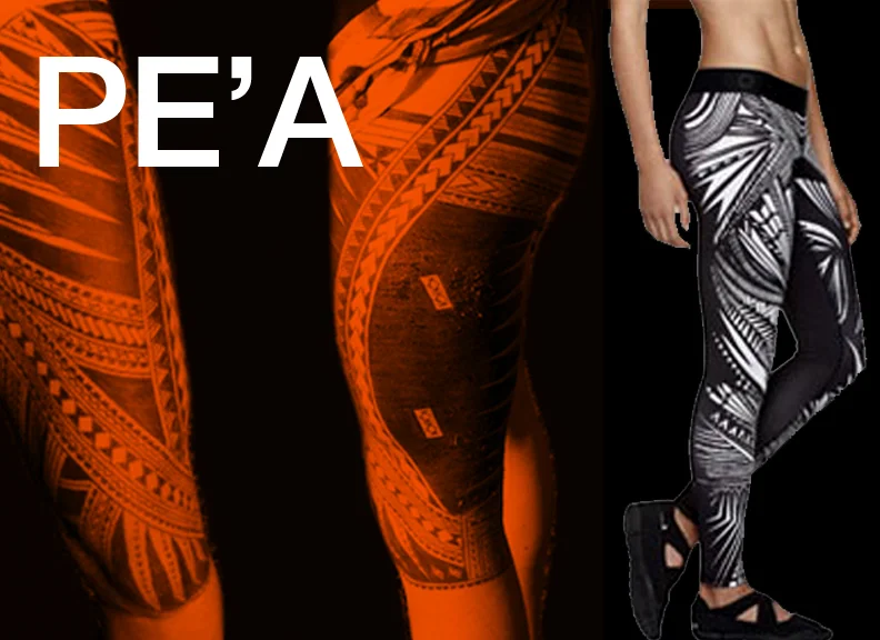 NIKE came under fire for the : Pro Tattoo Tech gear : patterned tights. The sacred PE'A TATAU is a traditional RITE OF PASSAGE reserved for the men, in a SPIRITUAL and PAINFUL PROCESS .