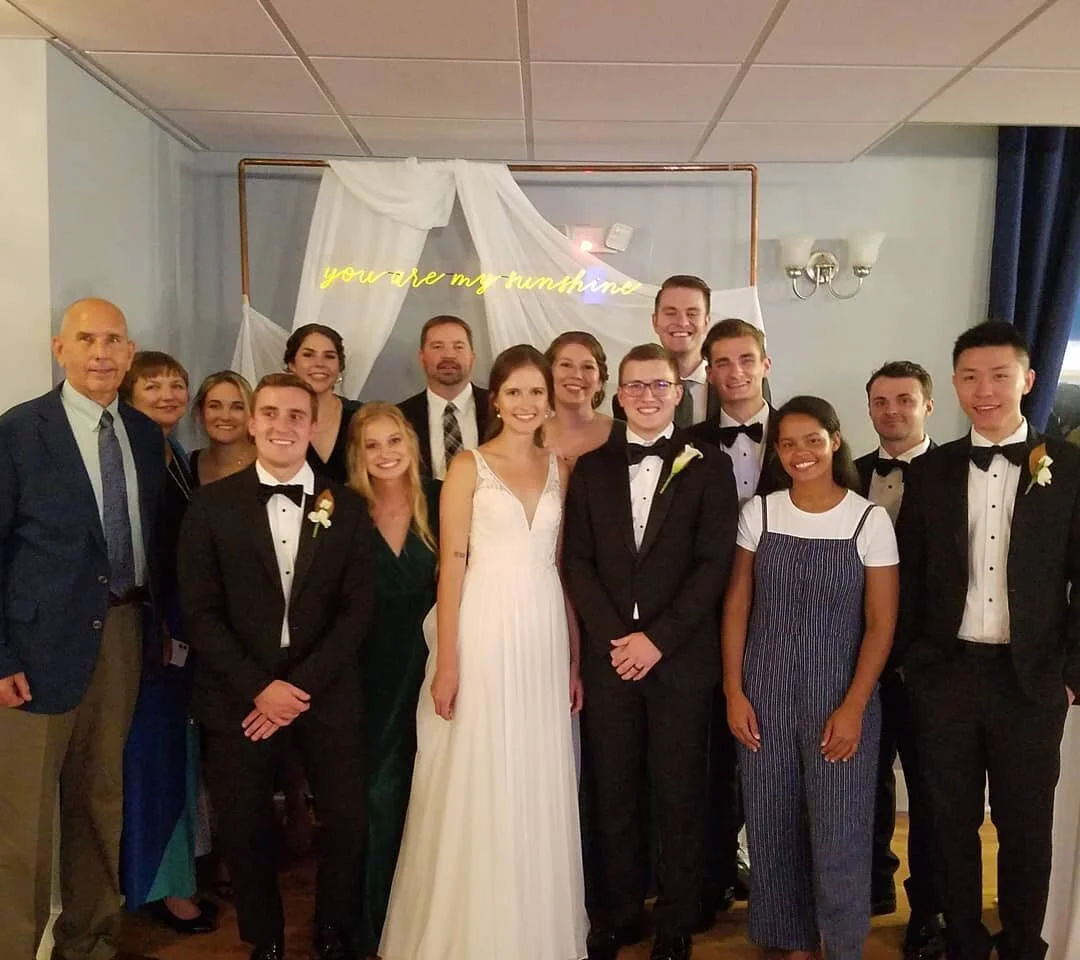 Congrats to the new couple! It's a blessing to watch young people move in to adulthood.