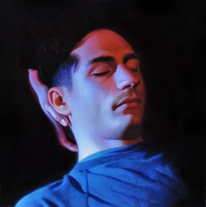 Encirclement 16'' x 16'' Oil on panel Private Collection