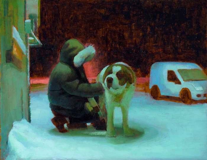 Study for Ste. Julianne 8'' x 10'' Oil on board Private Collection