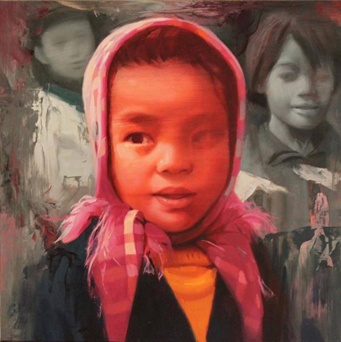 The Commute 12'' x 12'' Oils on Board Inquire for availability