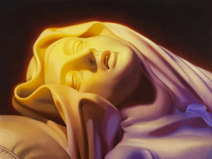 Alectrona (After Bernini) 18'' x 24'' Oil on panel Inquire for availability