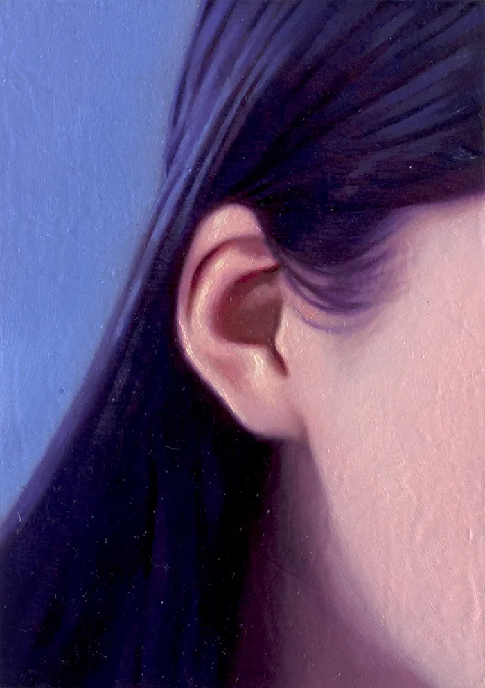 Whispers 6'' x 4'' Oil on wood Private Collection