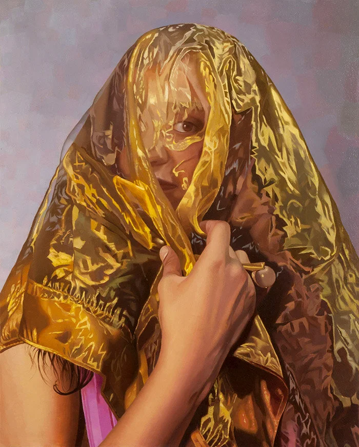 (Above image: 'Modern Day Hatshepsut', 20'' x 16'', oil on paper)
