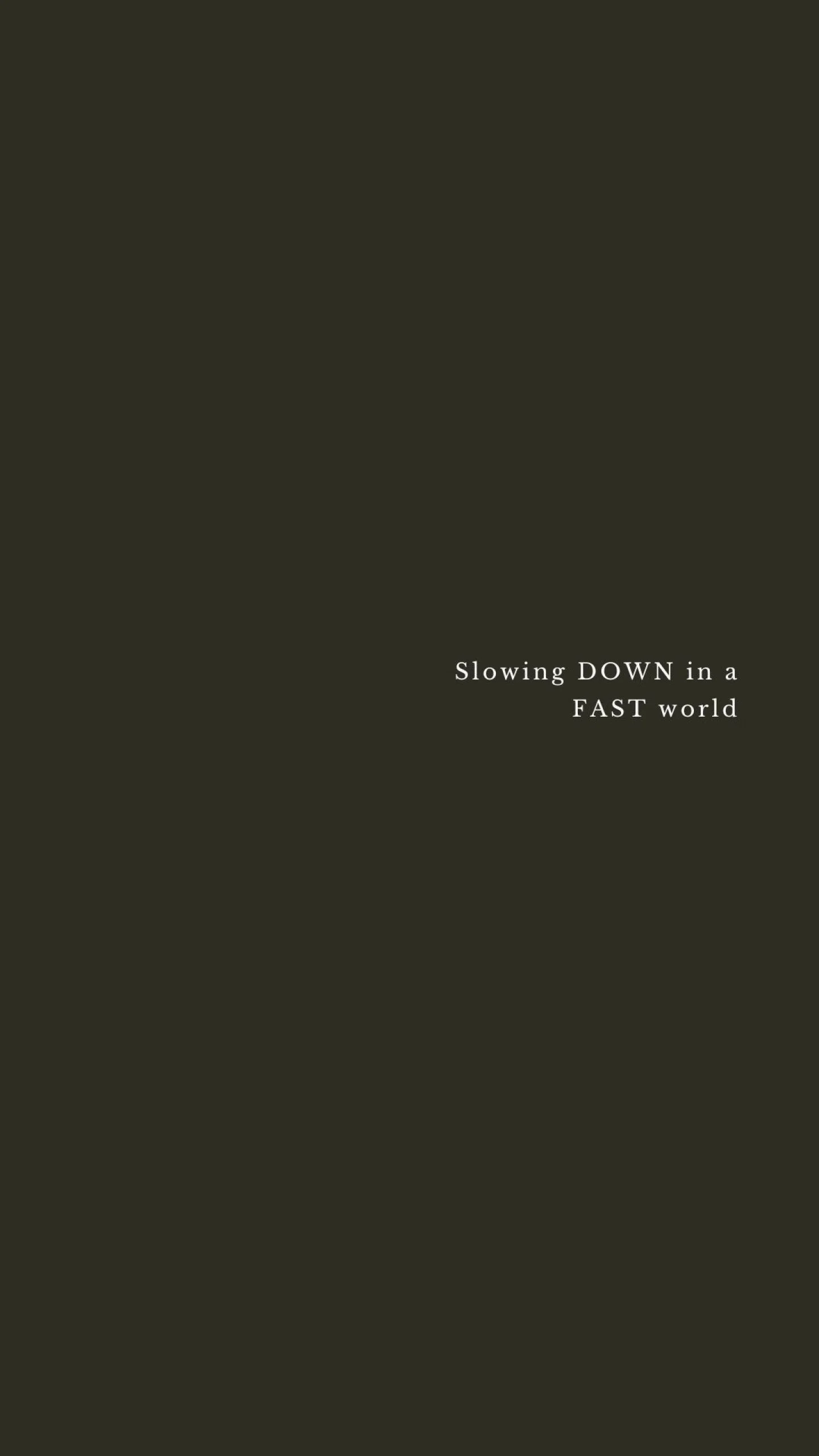 When we travel, we naturally slow down&mdash;noticing details, savoring moments, and allowing ourselves to get delightfully lost. At home? We sprint through days like slowness is a luxury we can't afford.

It's clear we're stealing from ourselves. So
