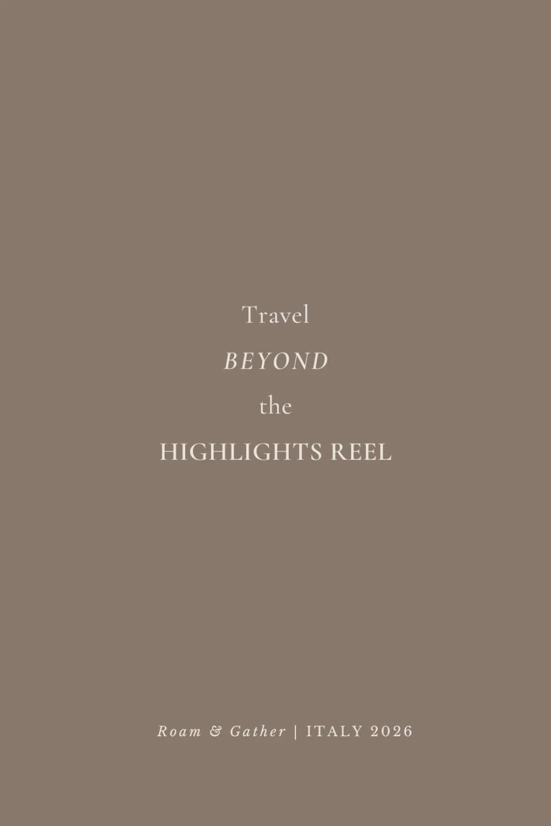 Italy is extraordinary, but how you experience it matters.

Our Florence journey is designed for those who want more than a checklist: unhurried days, meaningful conversations, beautiful meals, and a sense of place that stays with you long after you 