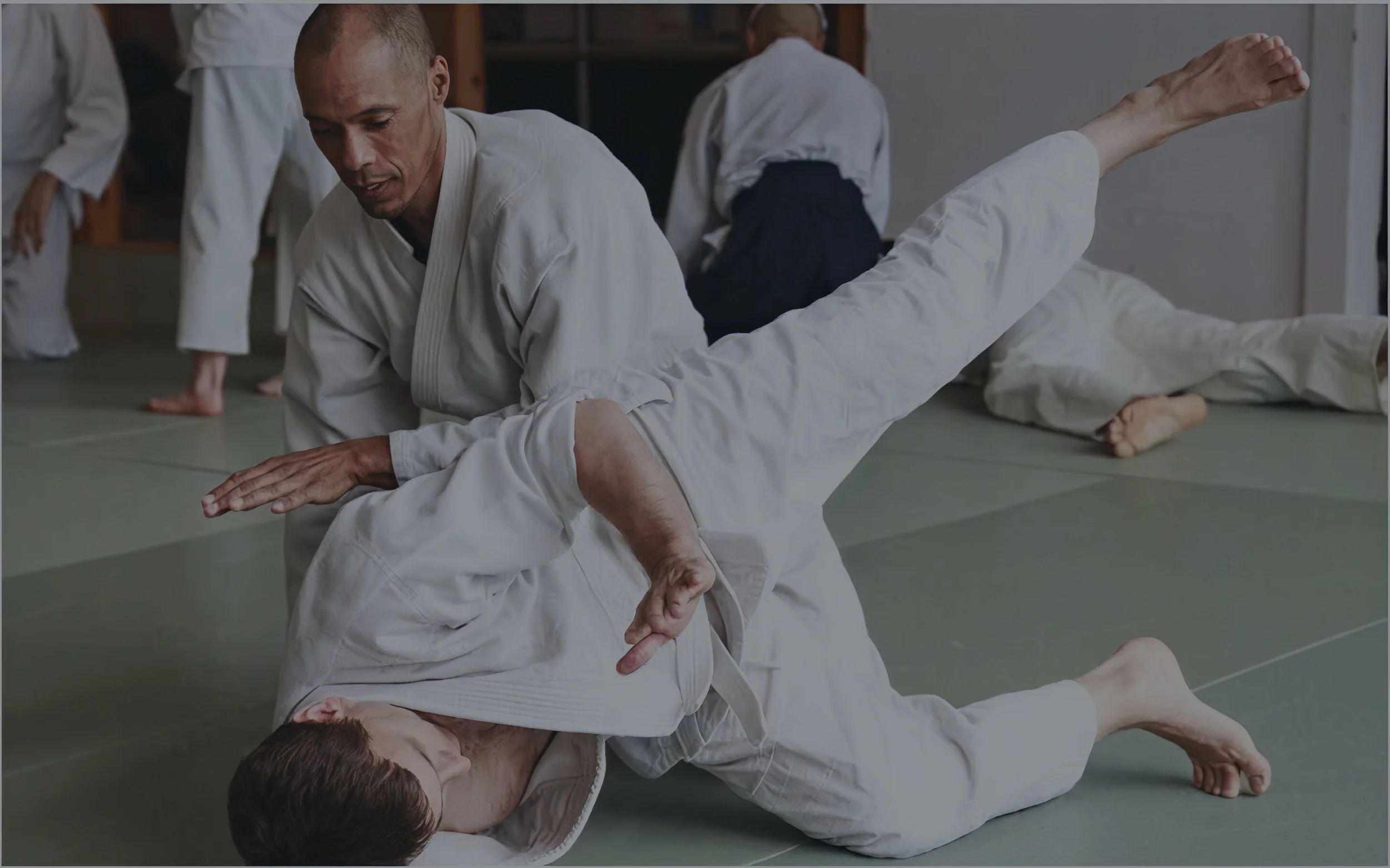 Adult Aikido class at Multnomah Aikikai Portland
