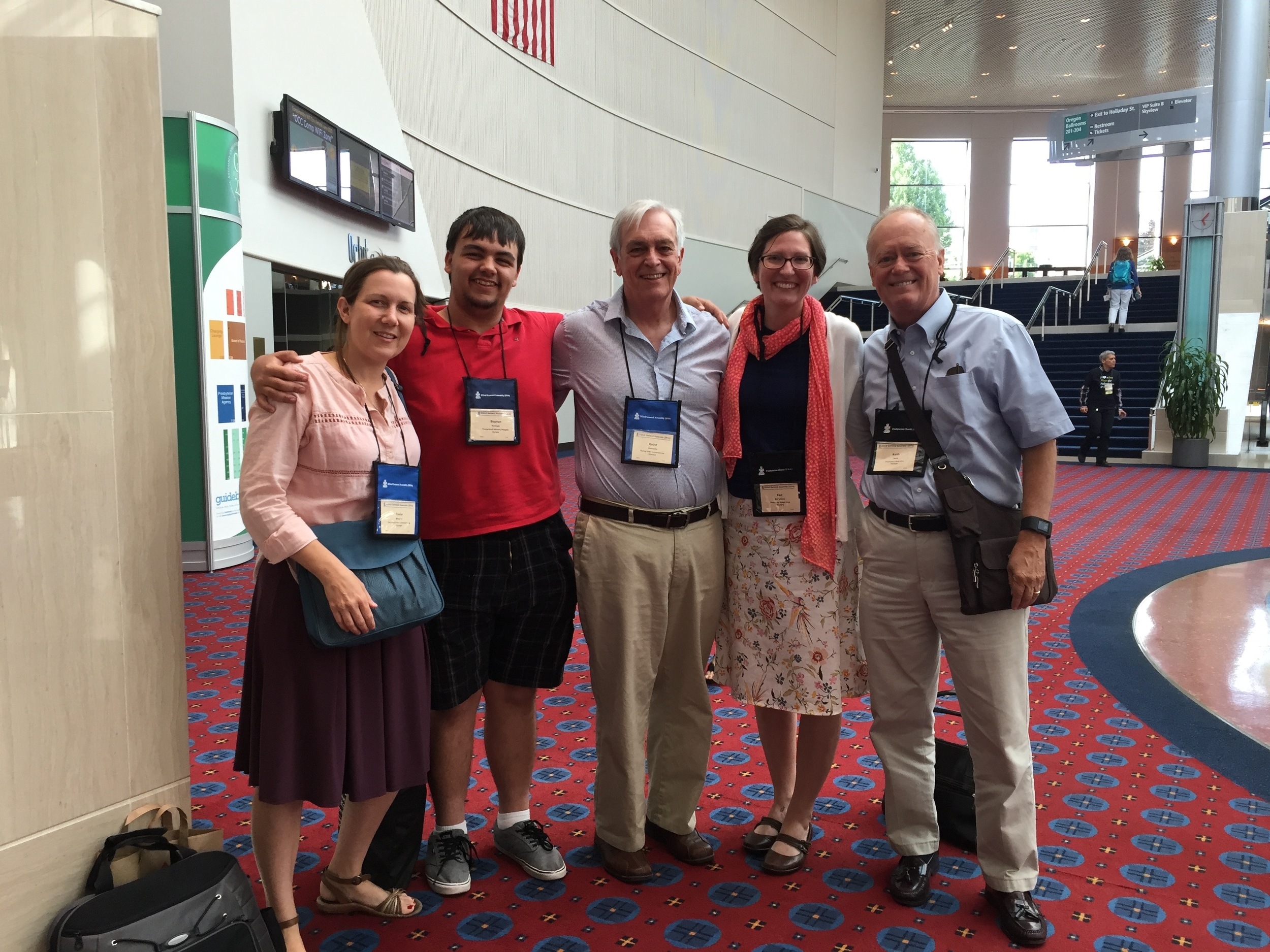 (left to right) Taeler Morgan, Steve Hornyak, Dave Ammons, Kari McFarland & Keith Tanis