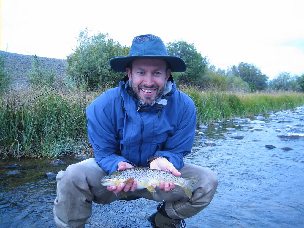 john in montana again, striking success...well, i am assuming he didn't bring this one from the local safeway to the river...
