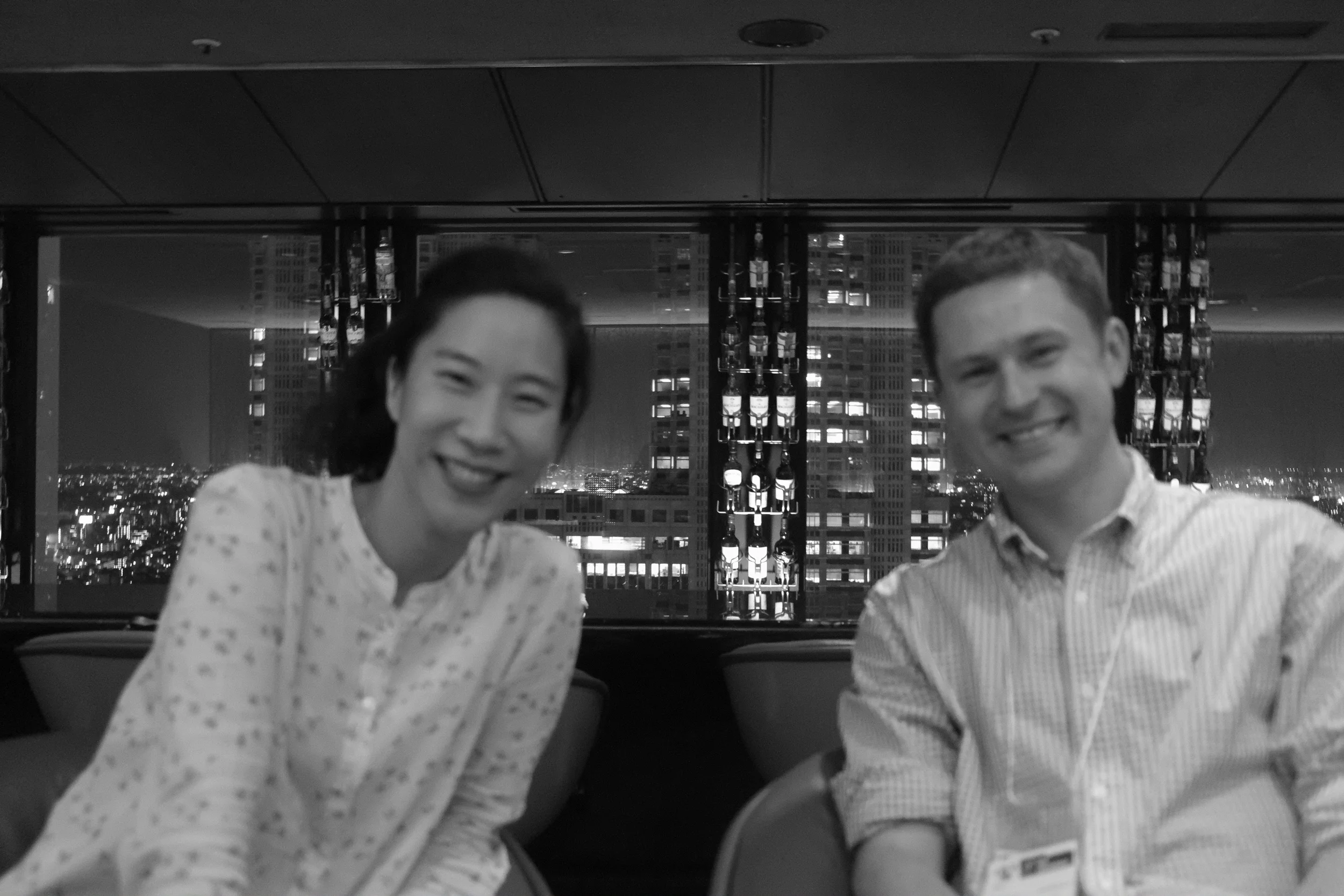 hye-jin and lukasz, polestar bar, keio plaza hotel, toyko, august 2014