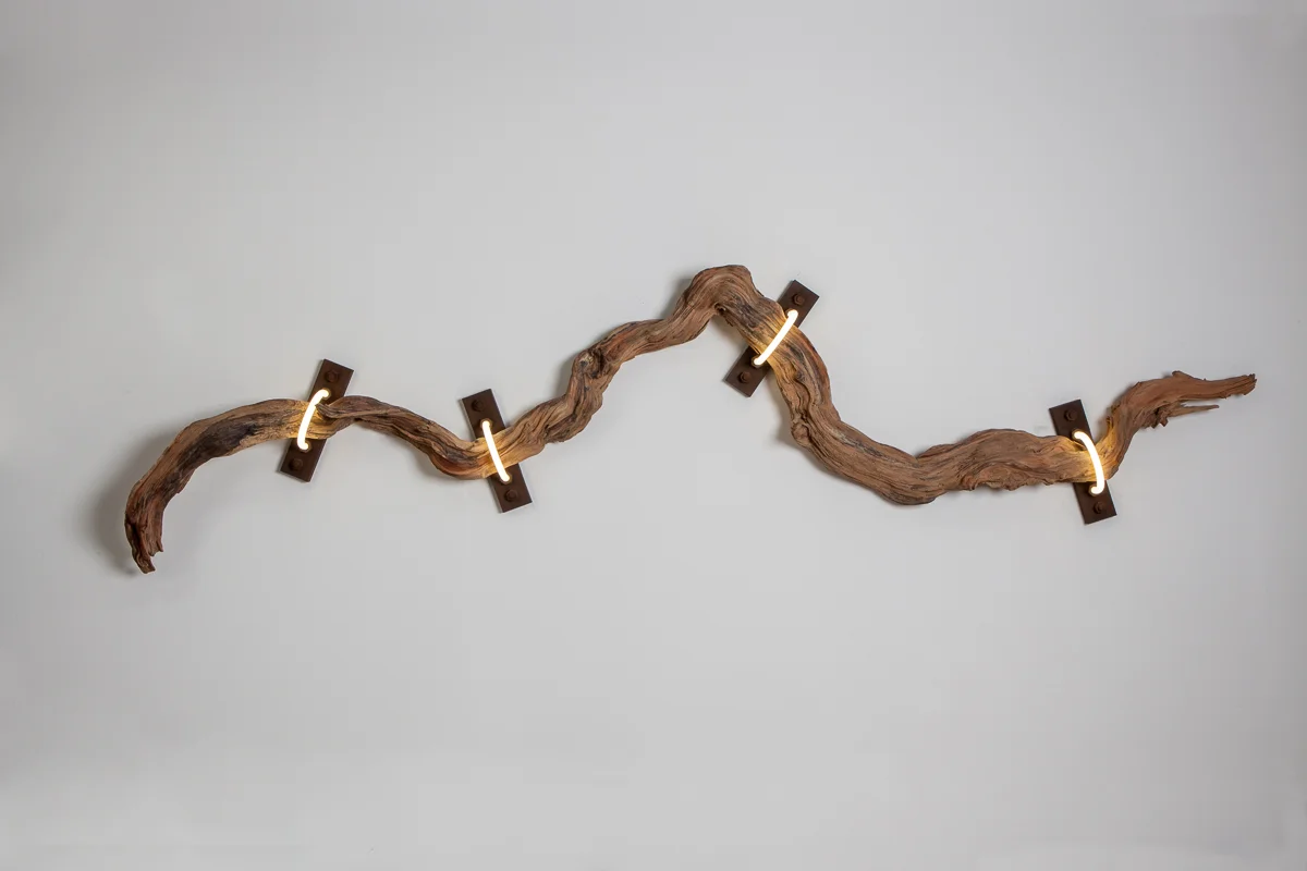 The Root (wood/neon series)