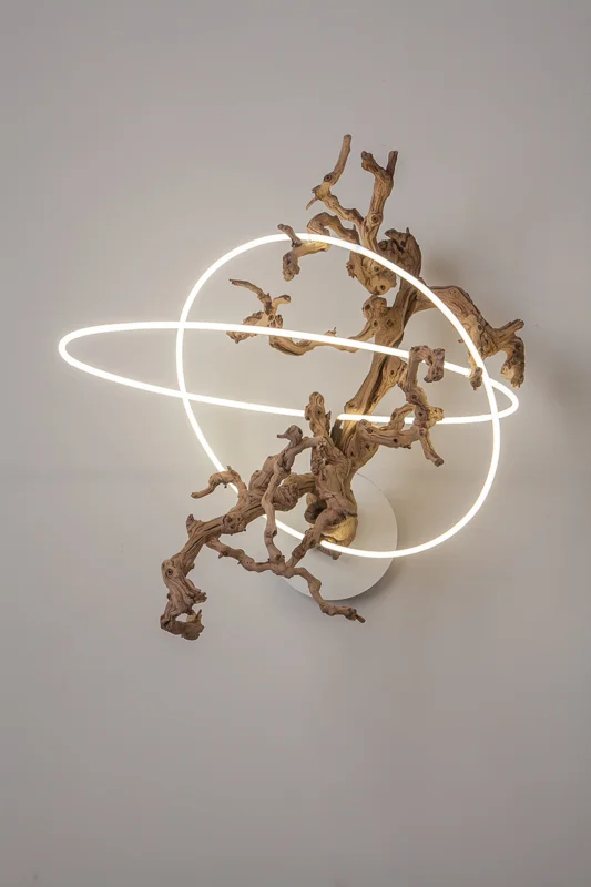 Untitled (wood/neon series 1)