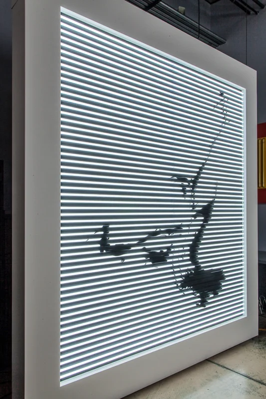 Wall of Light (wood/neon series)