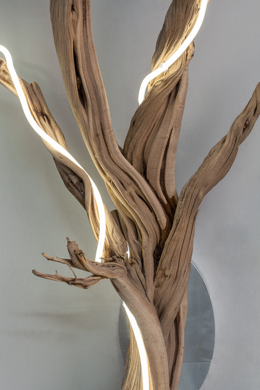 Untitled (wood/neon series 5)