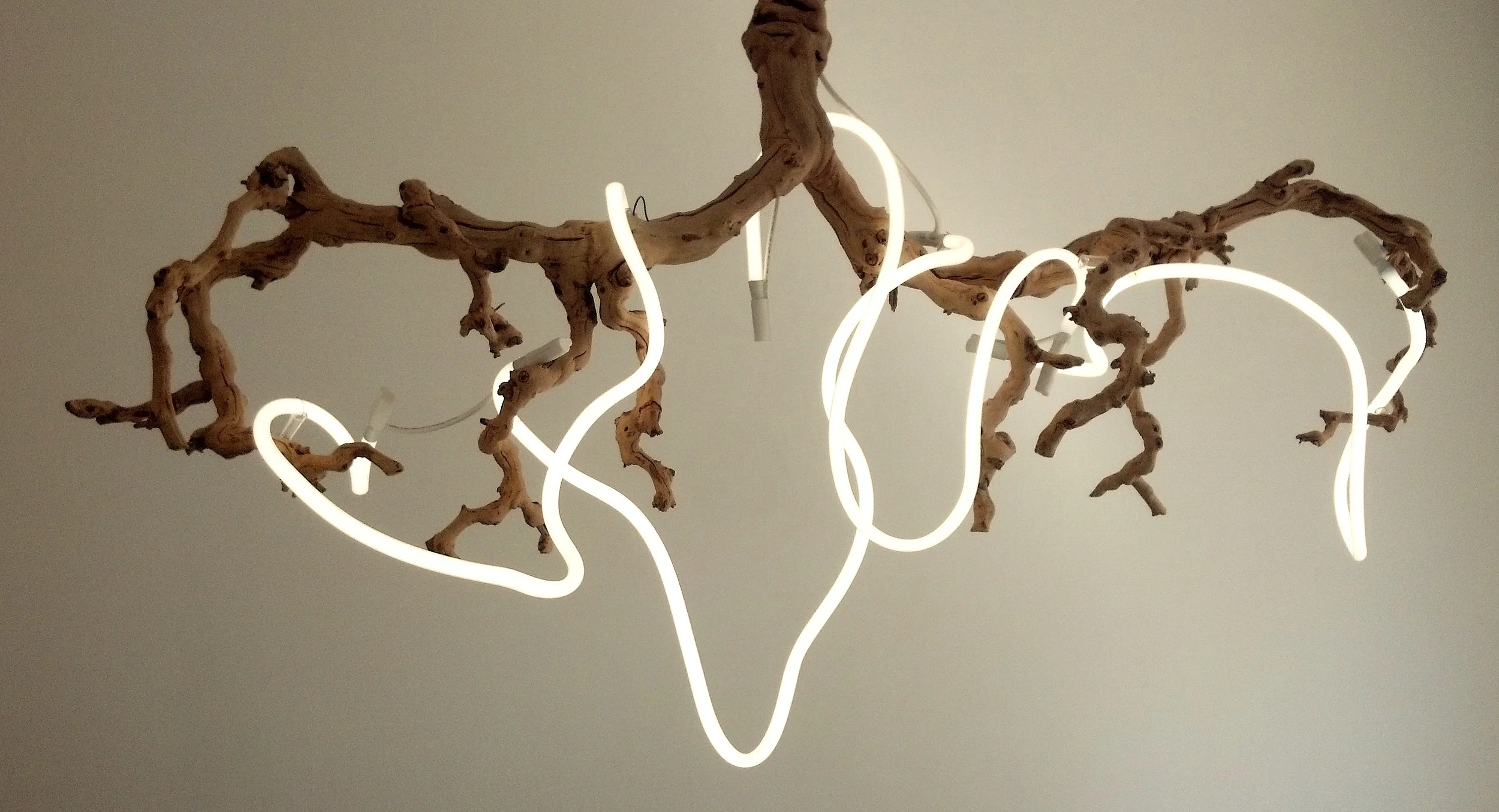 Untitled (wood/neon series 6)