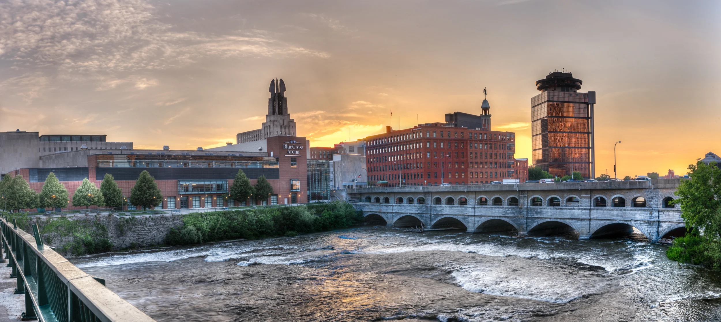 Genesee River and Blue Cross Arena  R8