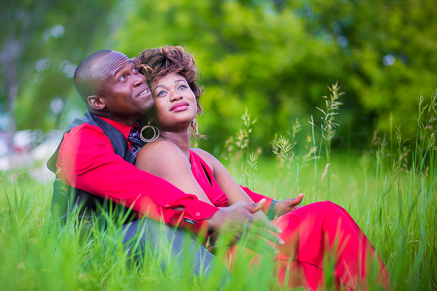 Who's to forget this strikingly lovely couple Ibrahim and Carmel on a summer photo session?