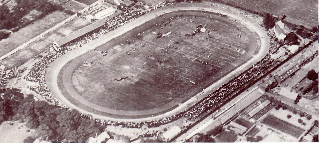 Aerial view of Fallowfield probably taken in the early 1920's.