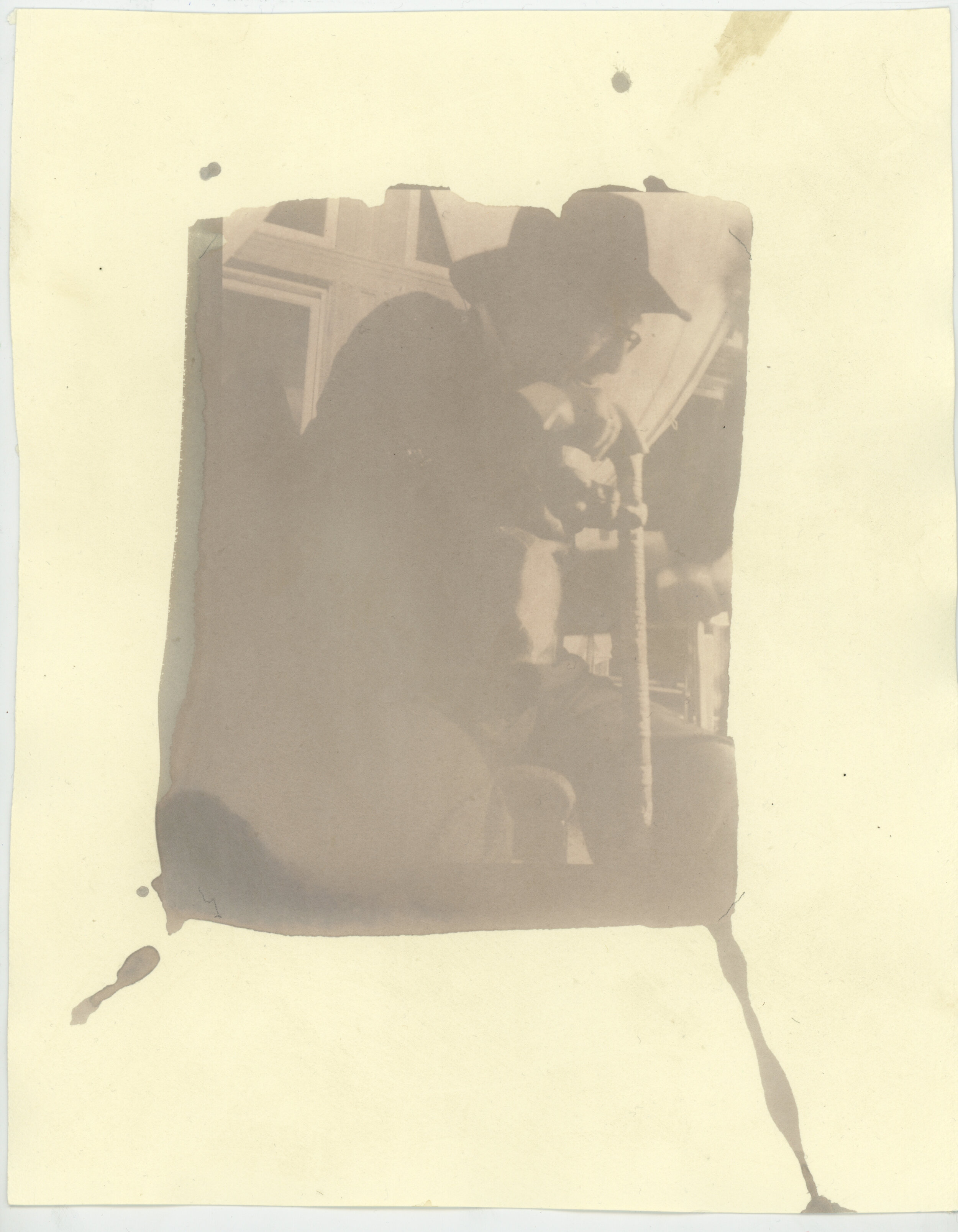 charles stein at the inn after The B ∀ T reading with tea nearby