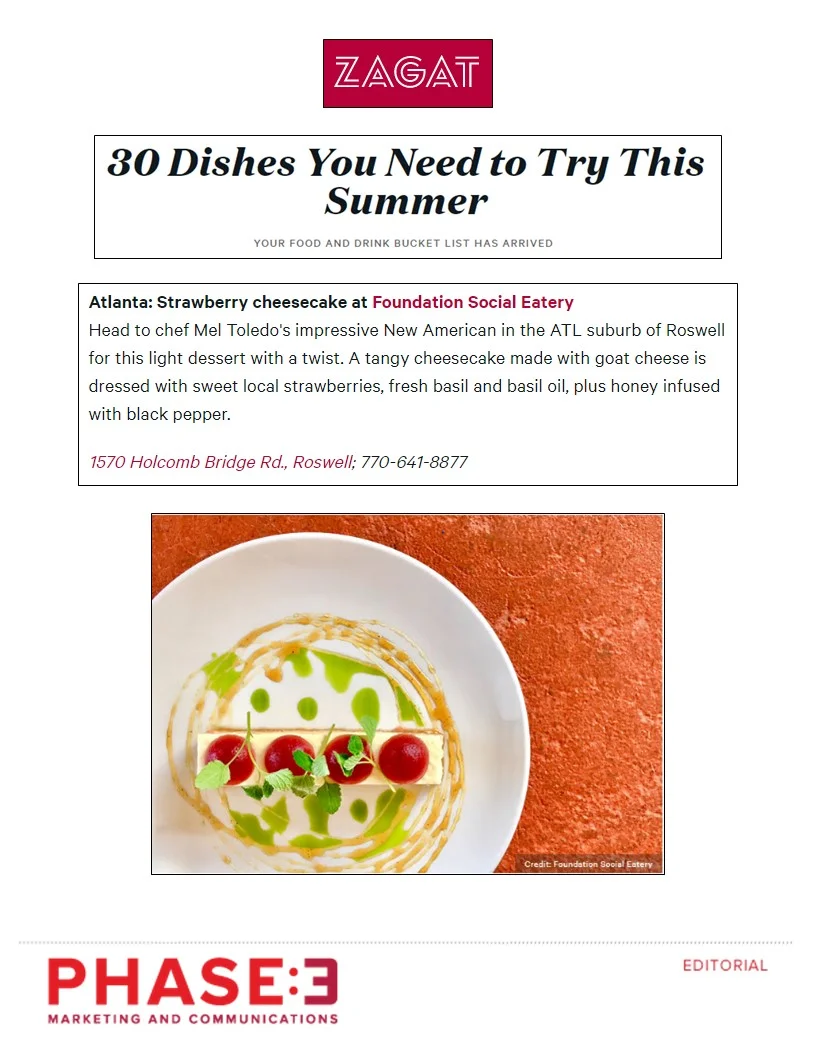 May 2017 - Zagat