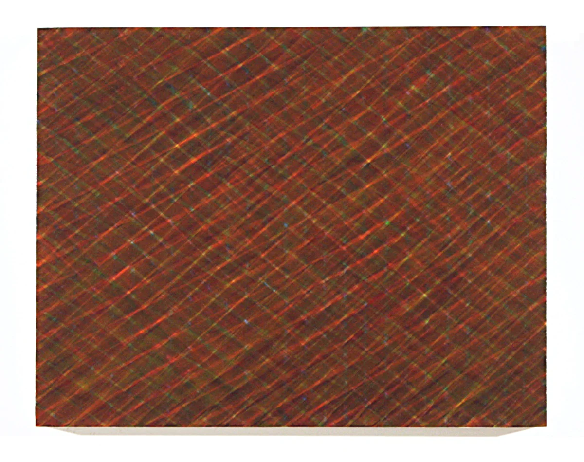   I just can't seem to paint a perfect line #27,&nbsp; oil on panel, 8x10inches, 2014 