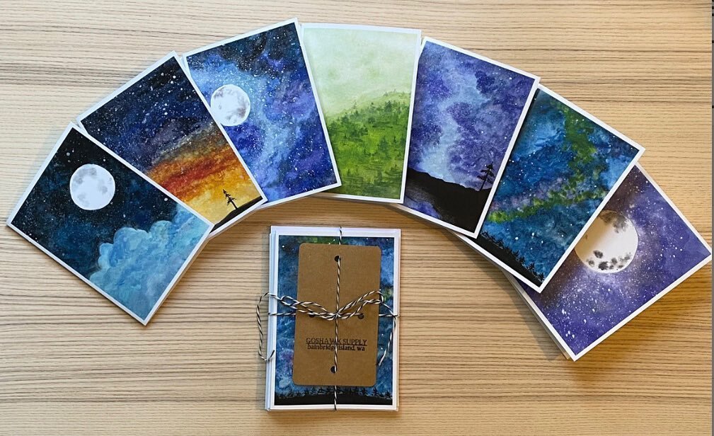 Check out these amazing watercolor print cards made by the one and only @emily.m.swift !!
Link in bio to purchase a set! Arrives in time for the holidays!
#watercolor #notecard #prints