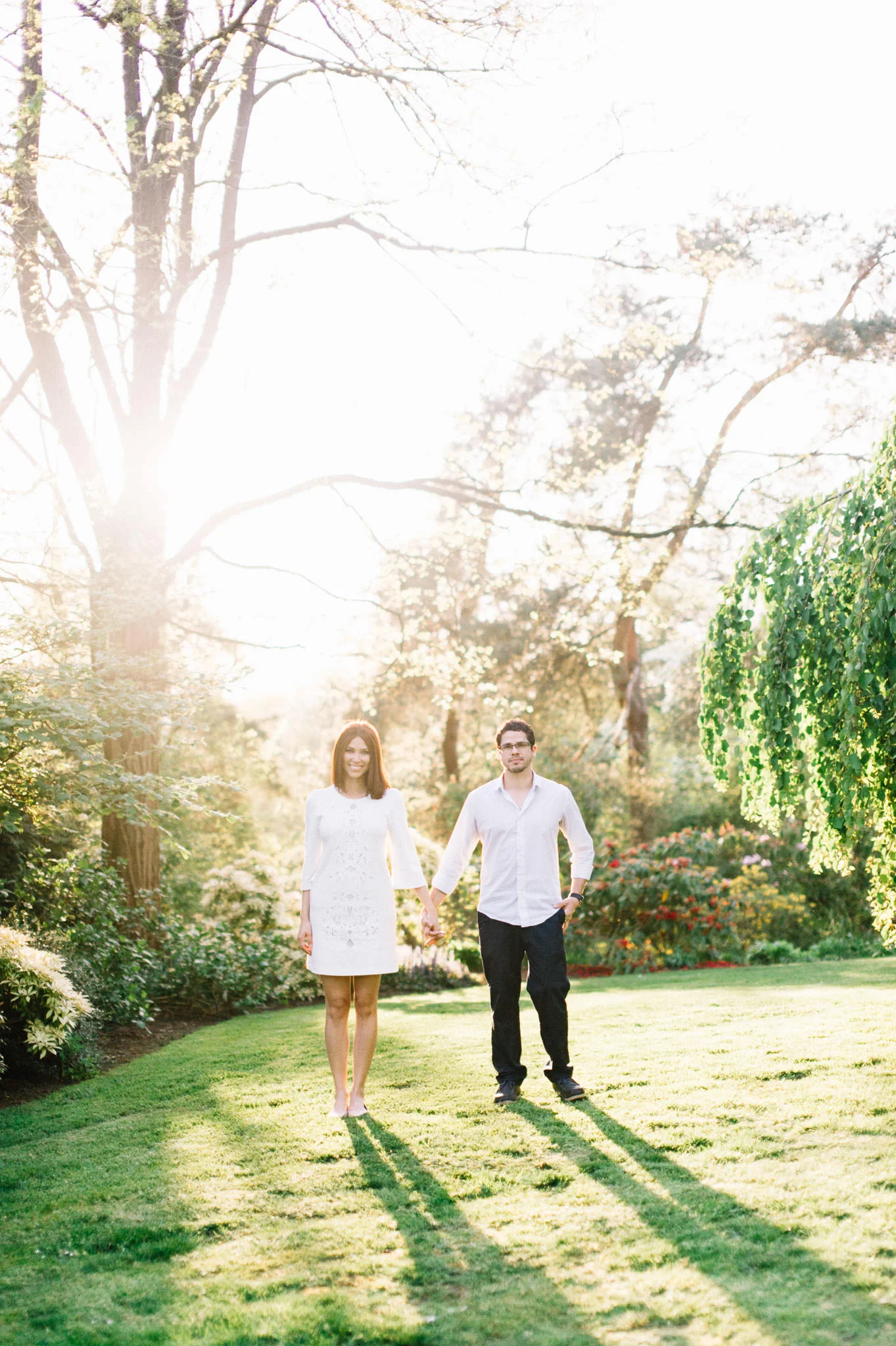 Surprise proposal at Queen Elizabeth Park in Vancouver