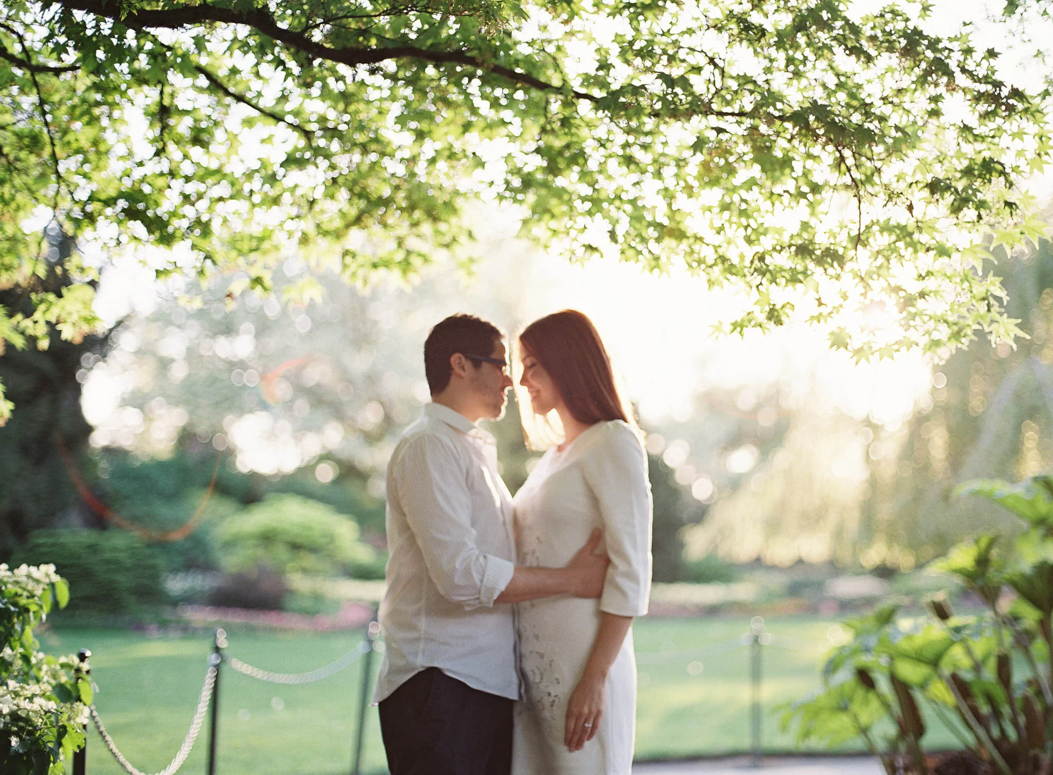 Surprise proposal at Queen Elizabeth Park in Vancouver