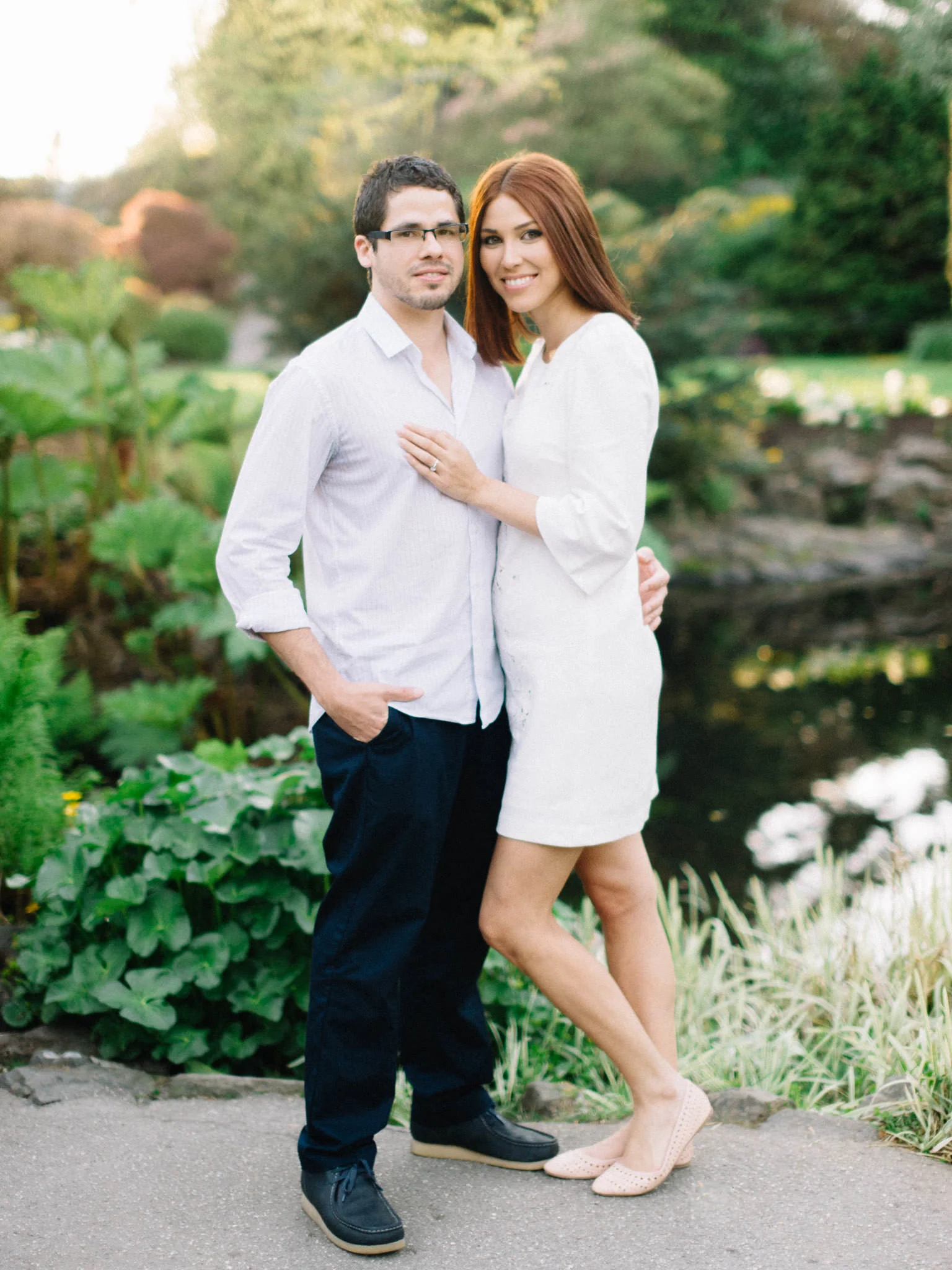 Surprise proposal at Queen Elizabeth Park in Vancouver