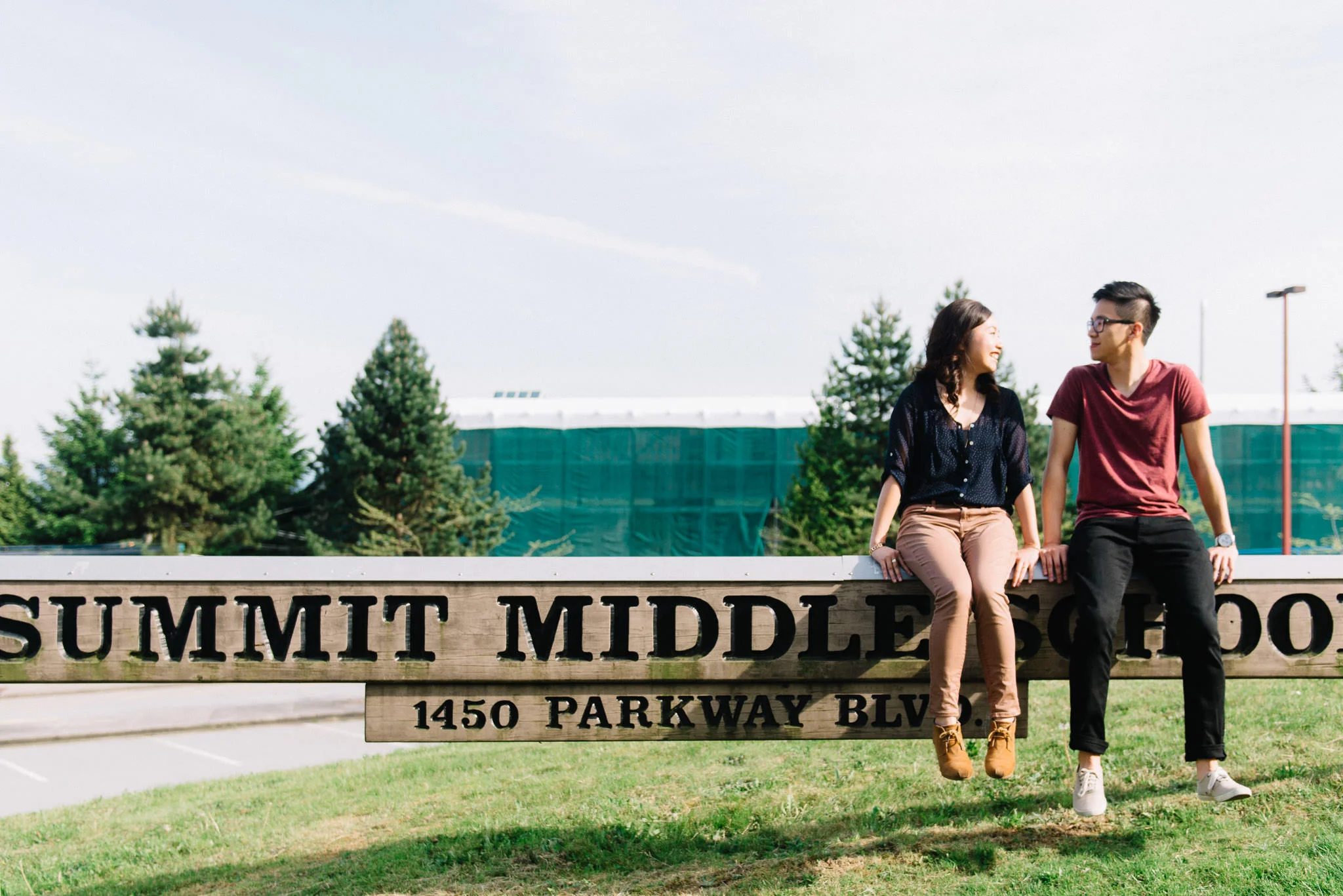 Vancouver high school engagement session