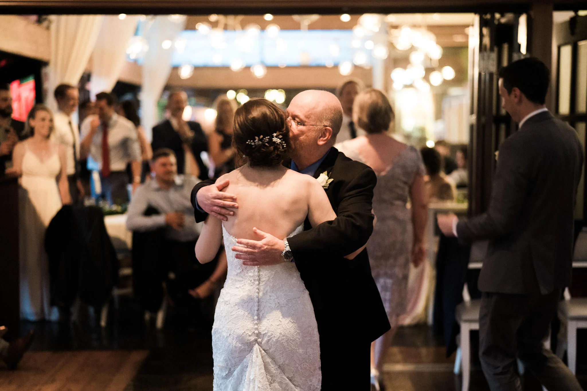 Dance floor at Shaughnessy Restaurant wedding