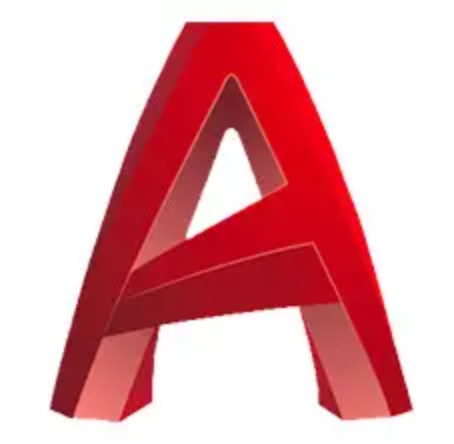 AutoCAD logo, red letter 'A'