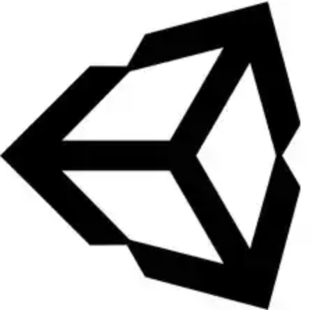 Unity logo in black and white